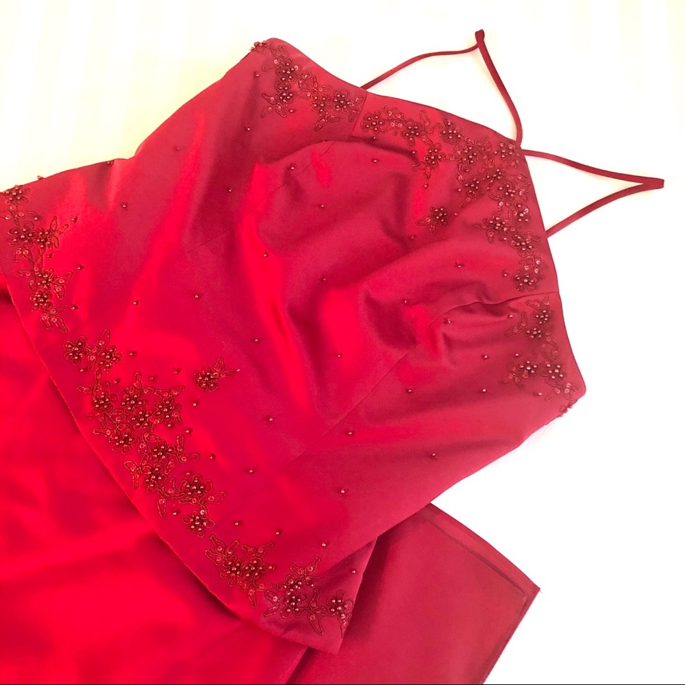 Beautiful red ball gown